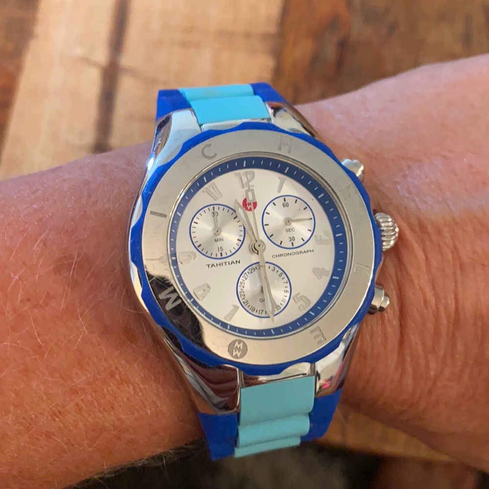 Like new Michele Jelly Bean women’s watch.